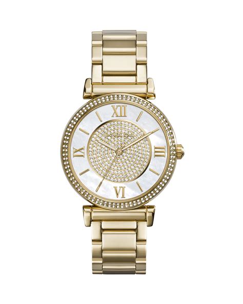 michael kors watches orange face|Michael Kors rhinestone watch.